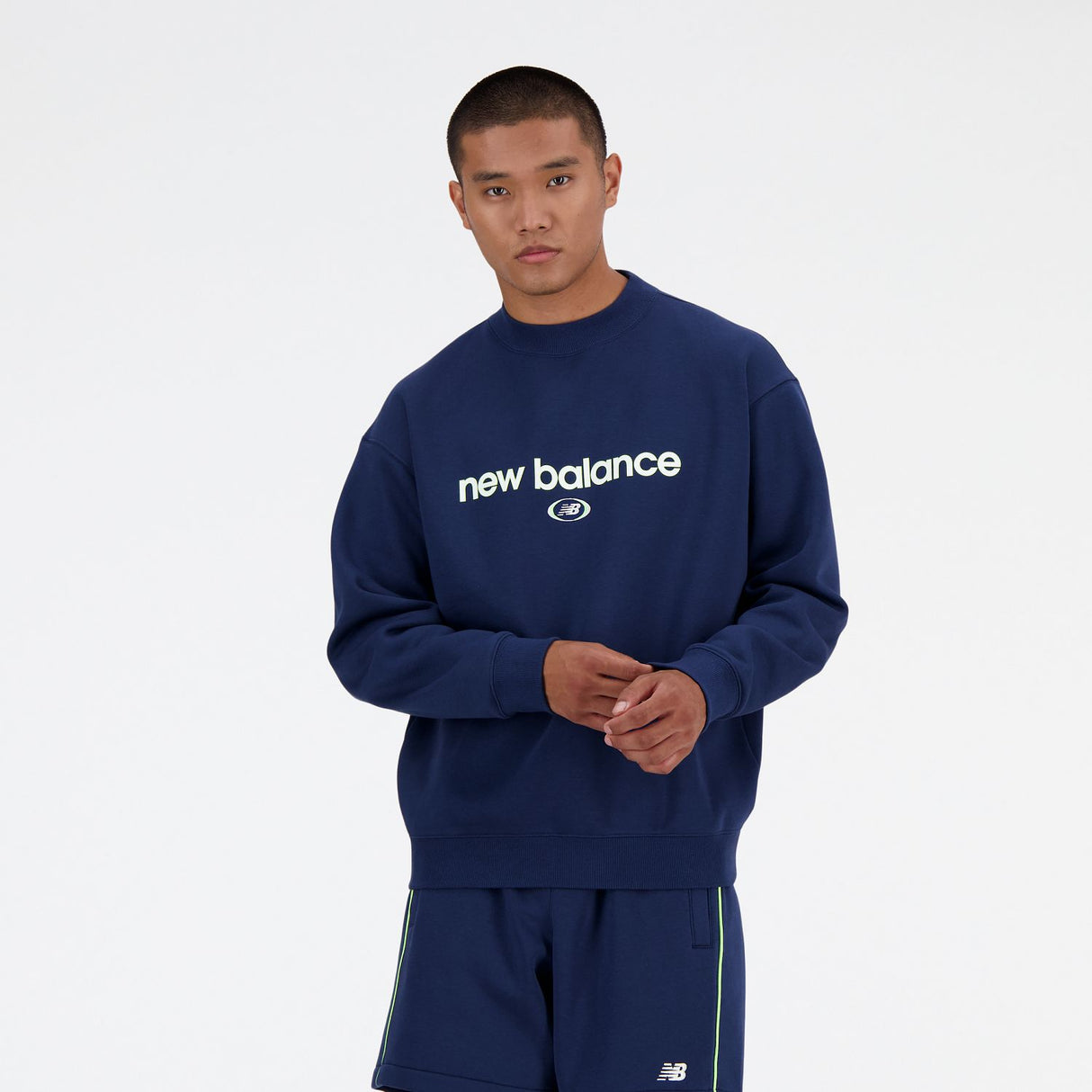New Balance Men's Hoops Crewneck-2