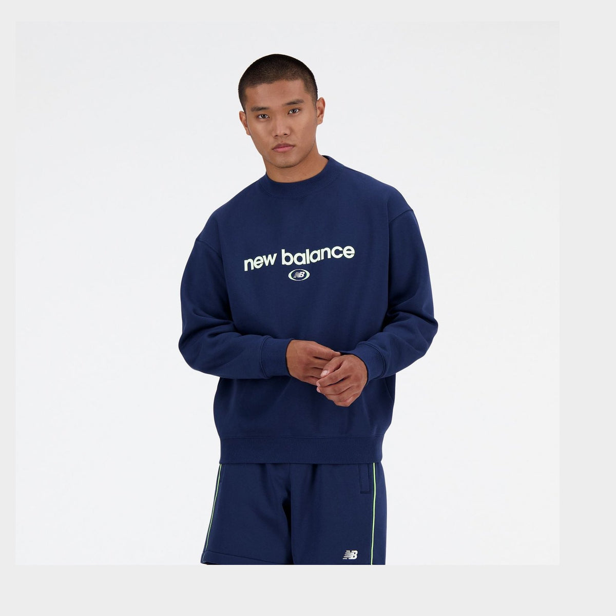 New Balance Men's Hoops Crewneck-2