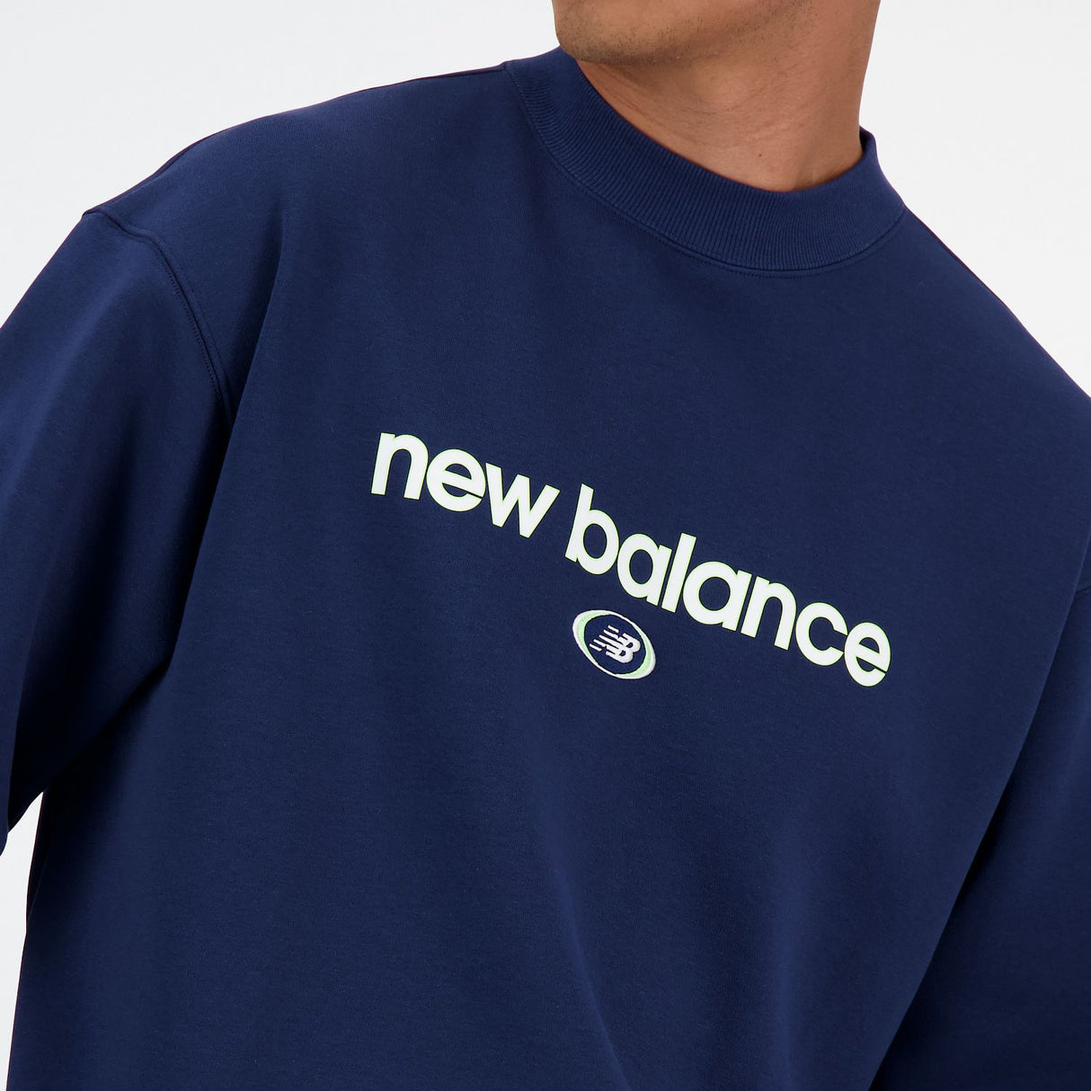 New Balance Men's Hoops Crewneck-6