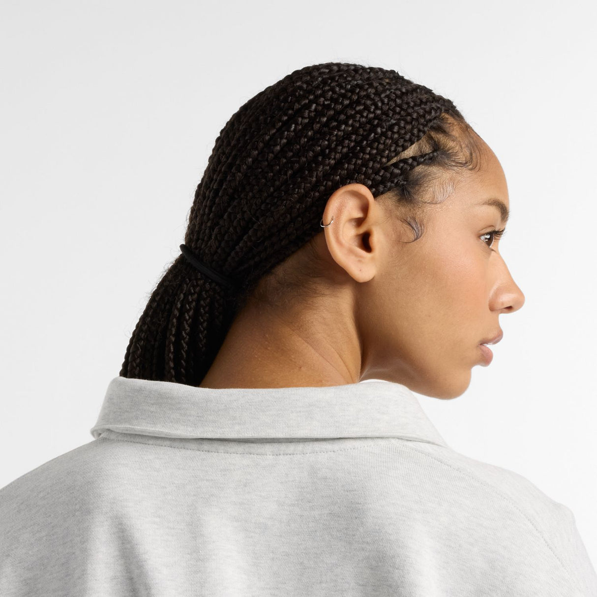 New Balance Women's French Terry Polo Sweatshirt-5