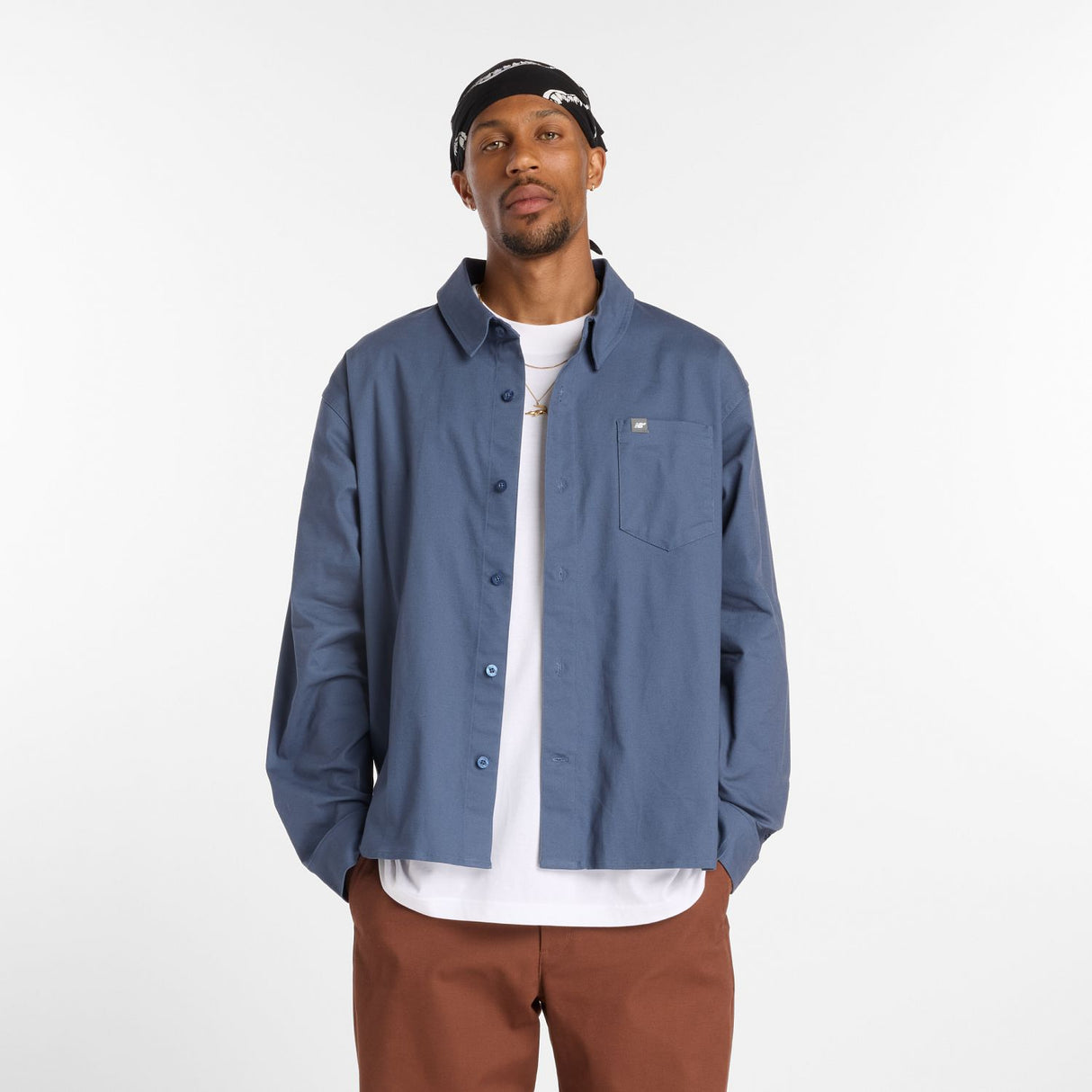 New Balance Men's Numeric Button Up Shirt-3