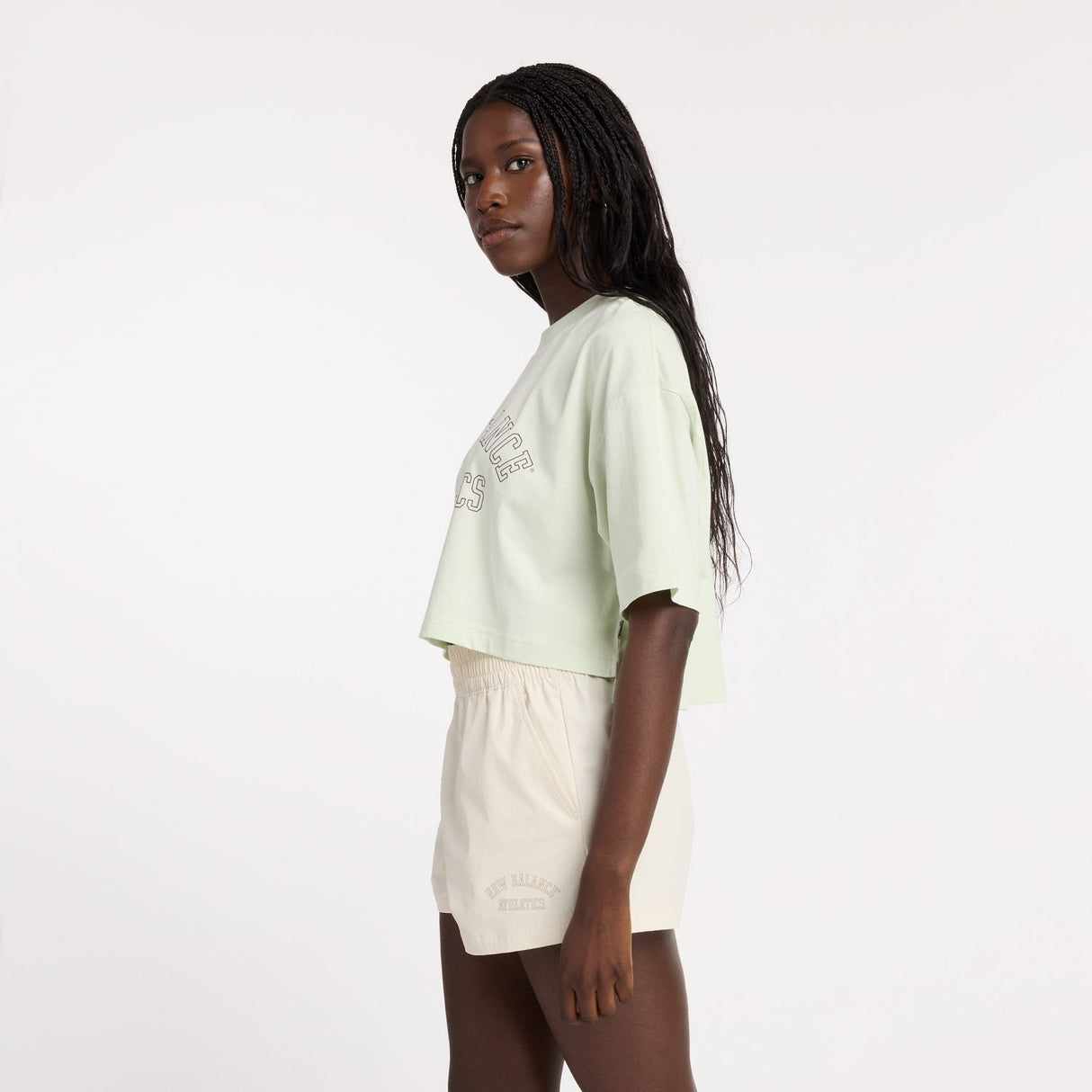 New Balance Women's Graphic Oversized Jersey T-Shirt-2
