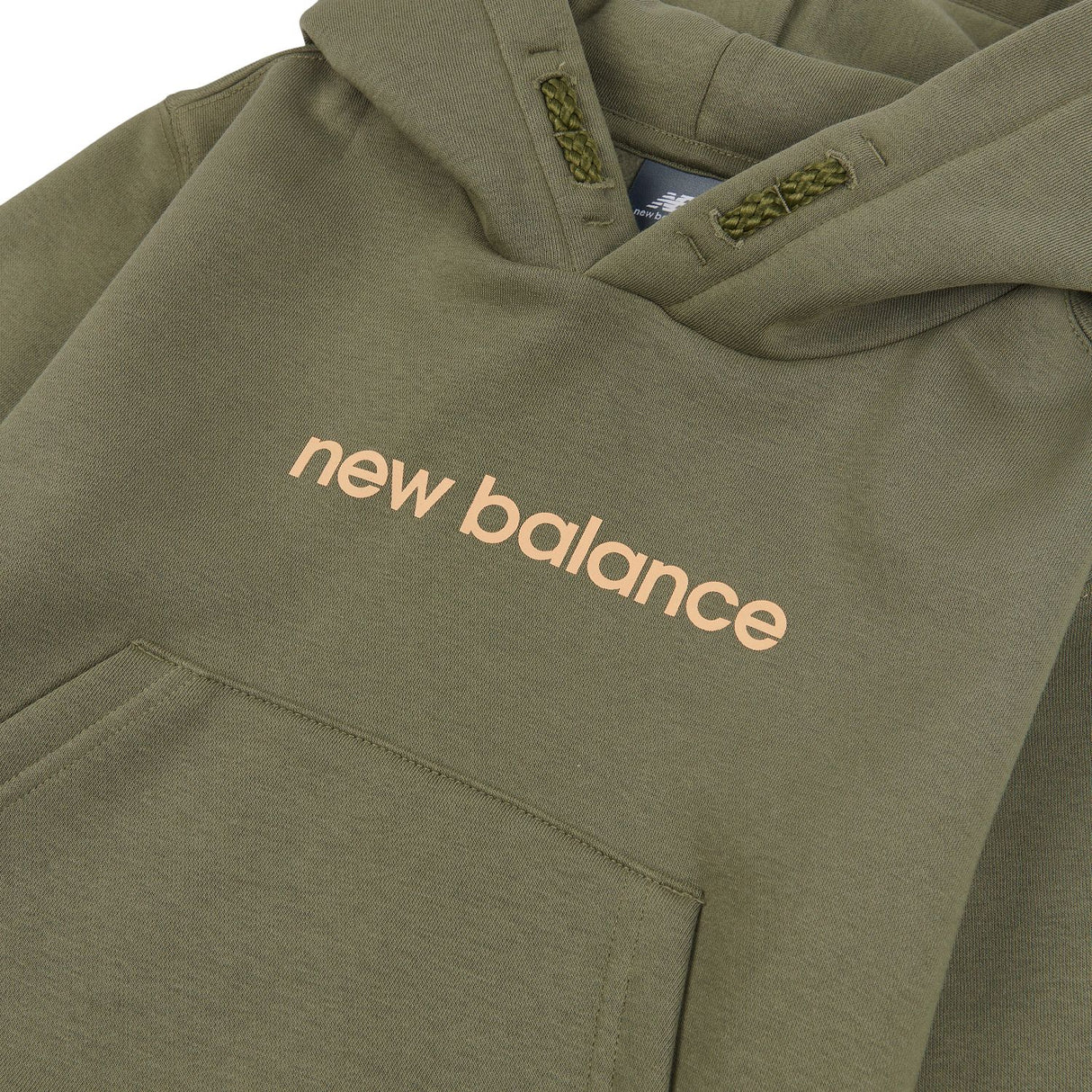 New Balance Girls' Brush Back Floral Sneaker Back Graphic Hoodie-3