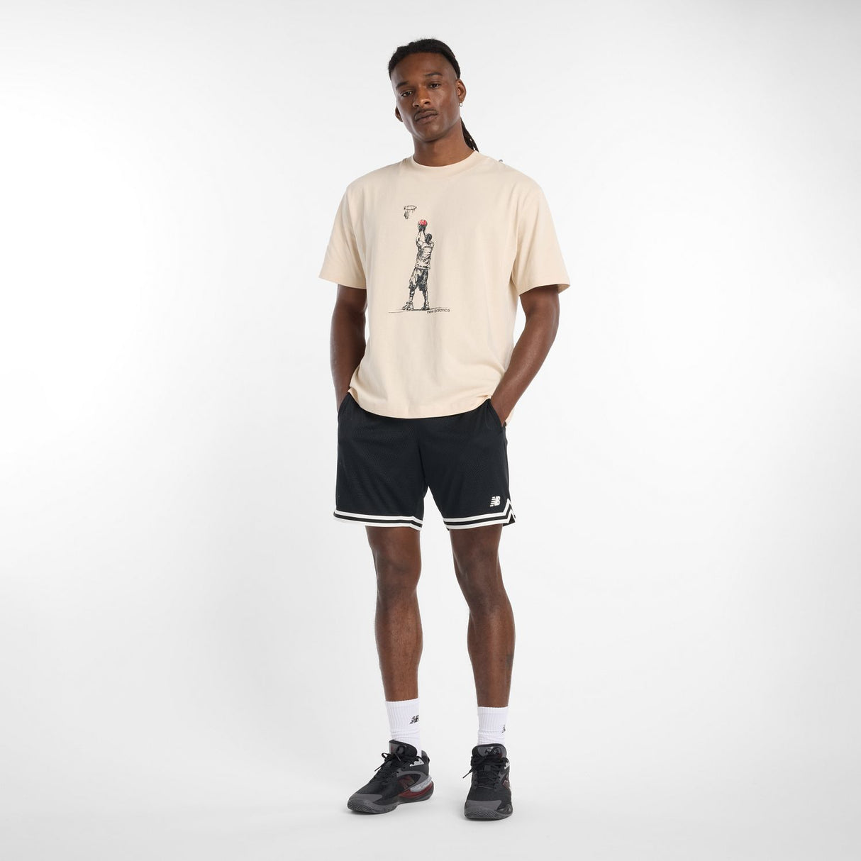 New Balance Men's Hoops Player Graphic T-Shirt-1