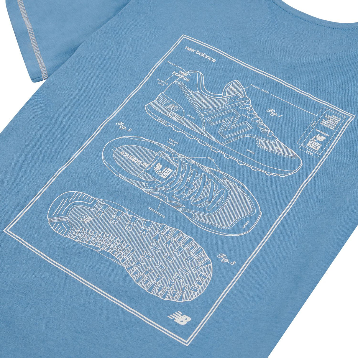 New Balance Boys' 574 Diagram Tee-4