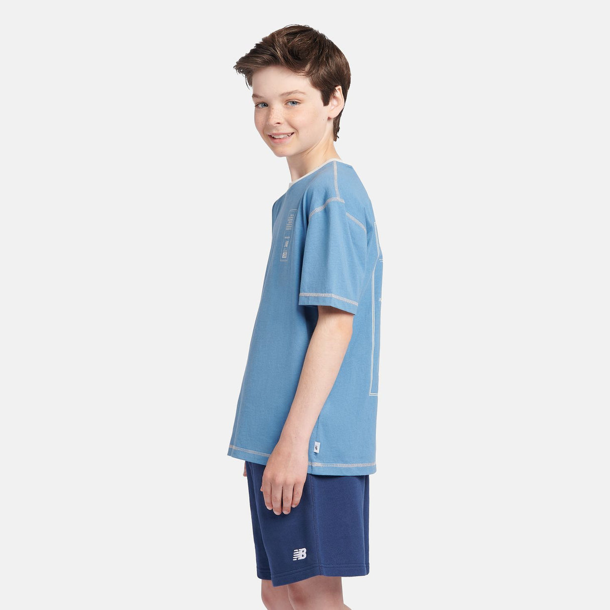 New Balance Boys' 574 Diagram Tee-7
