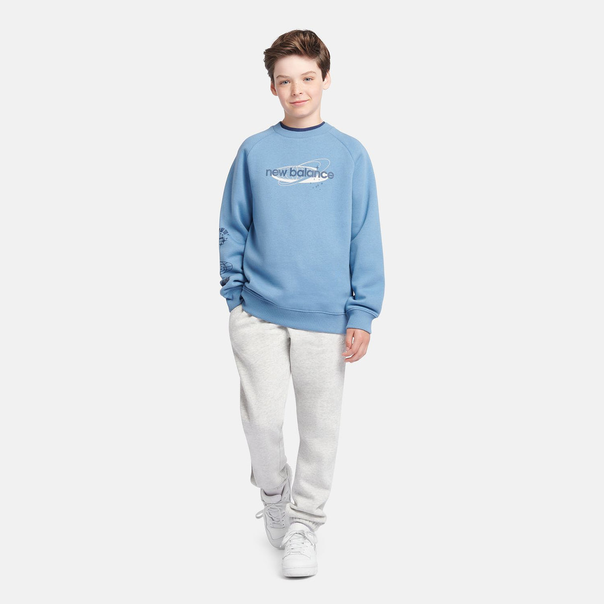 New Balance Boys' BB Global Crew-5