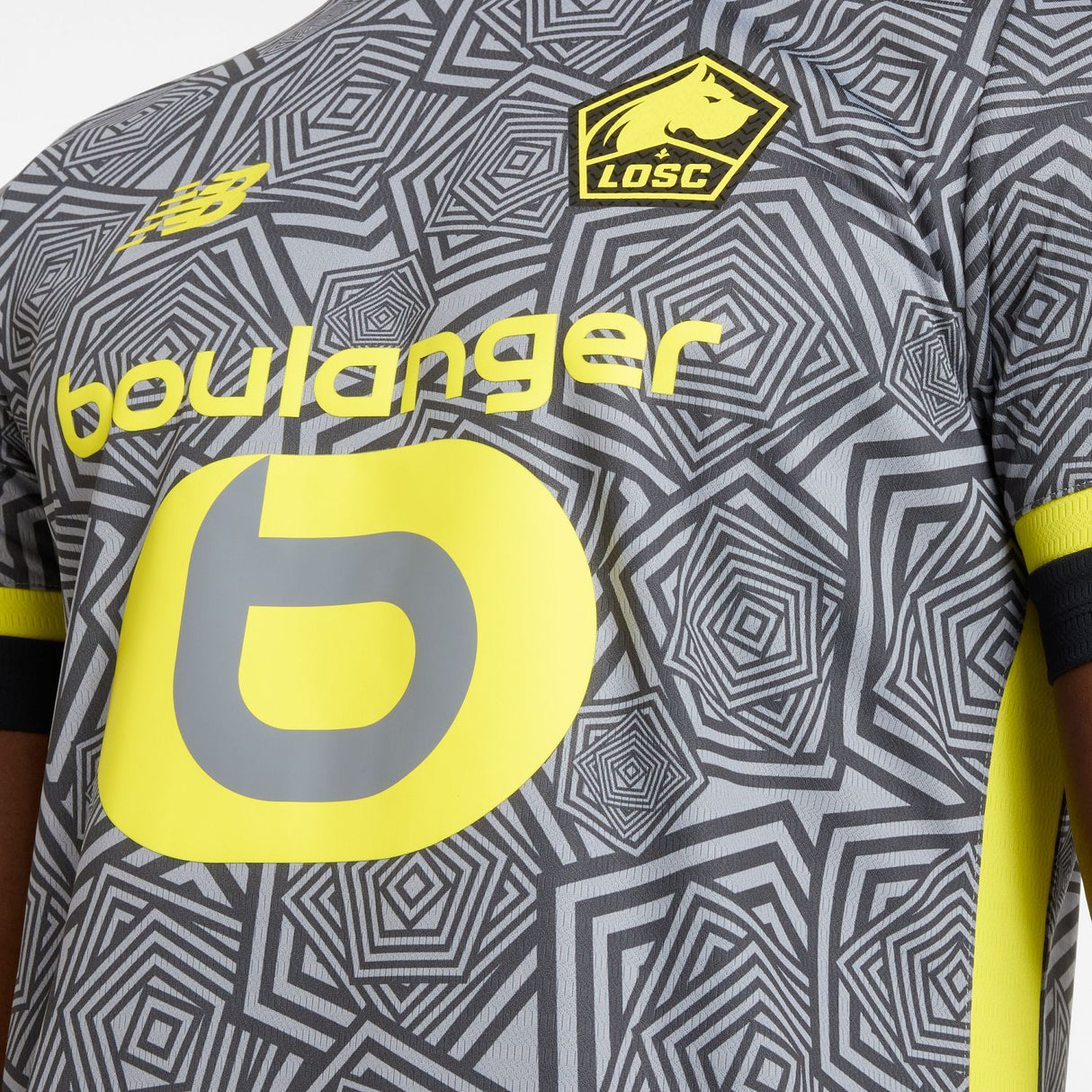 New Balance Men's Lille LOSC Third Short Sleeve Soccer Jersey-6