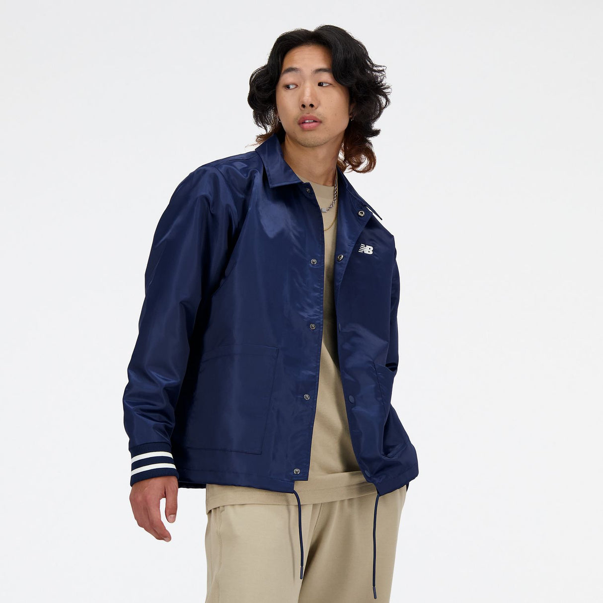 New Balance Men's Sportswear's Greatest Hits Coaches Jacket-2