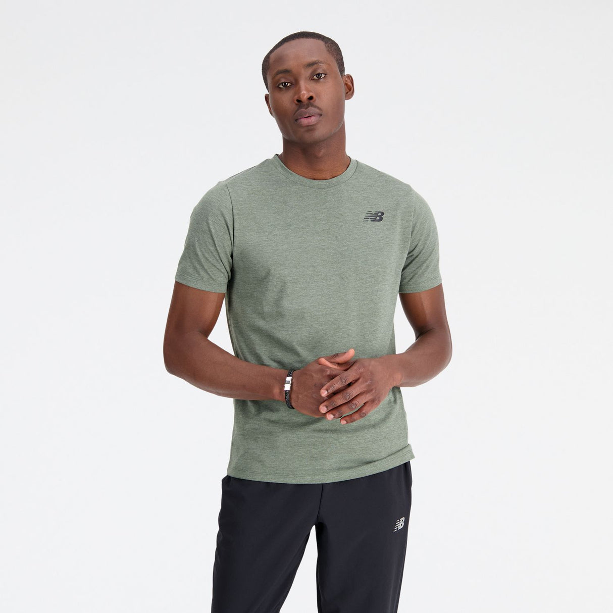 New Balance Men's Tenacity Heathertech T-Shirt-2