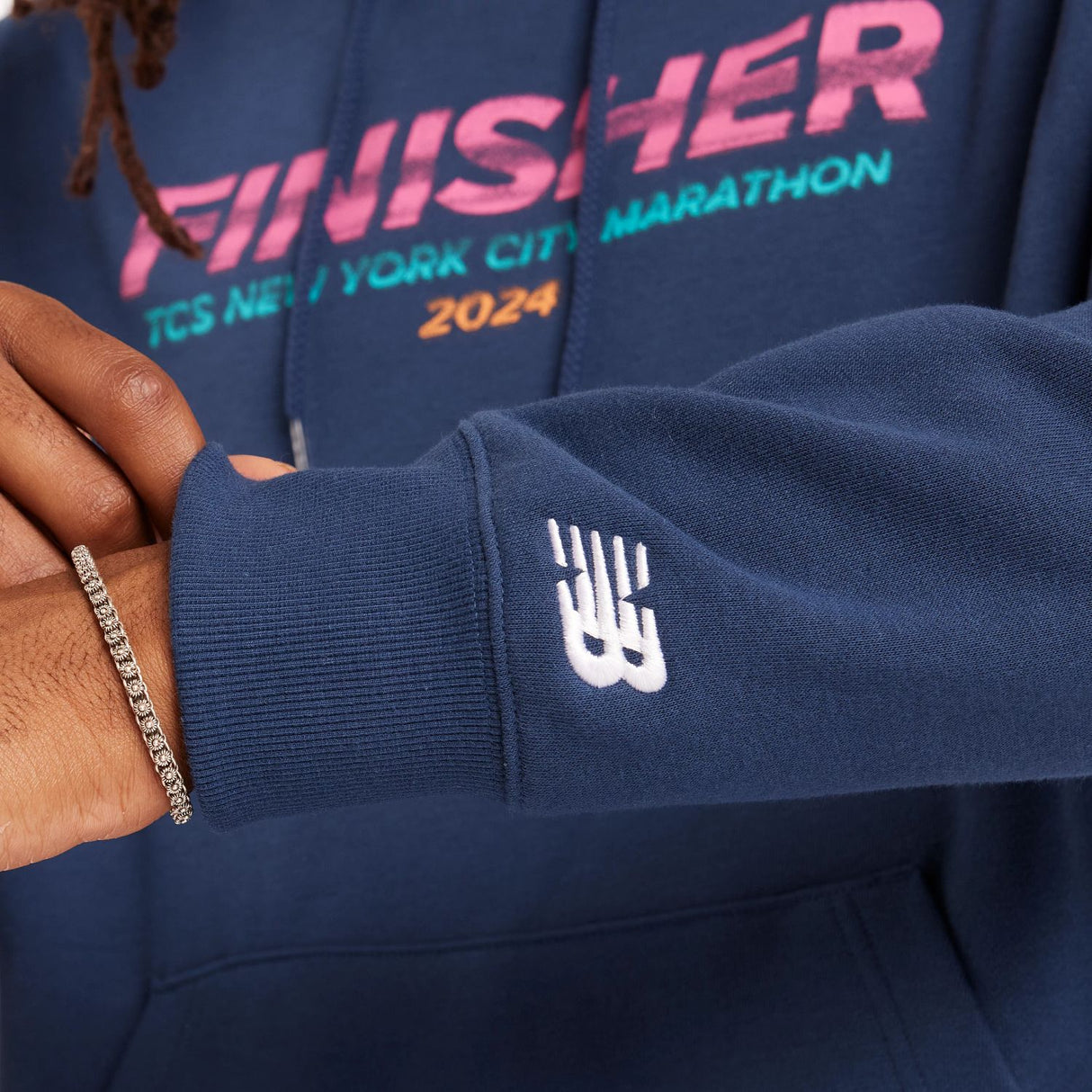 New Balance Men's NYC Marathon French Terry Finisher Hoodie-8