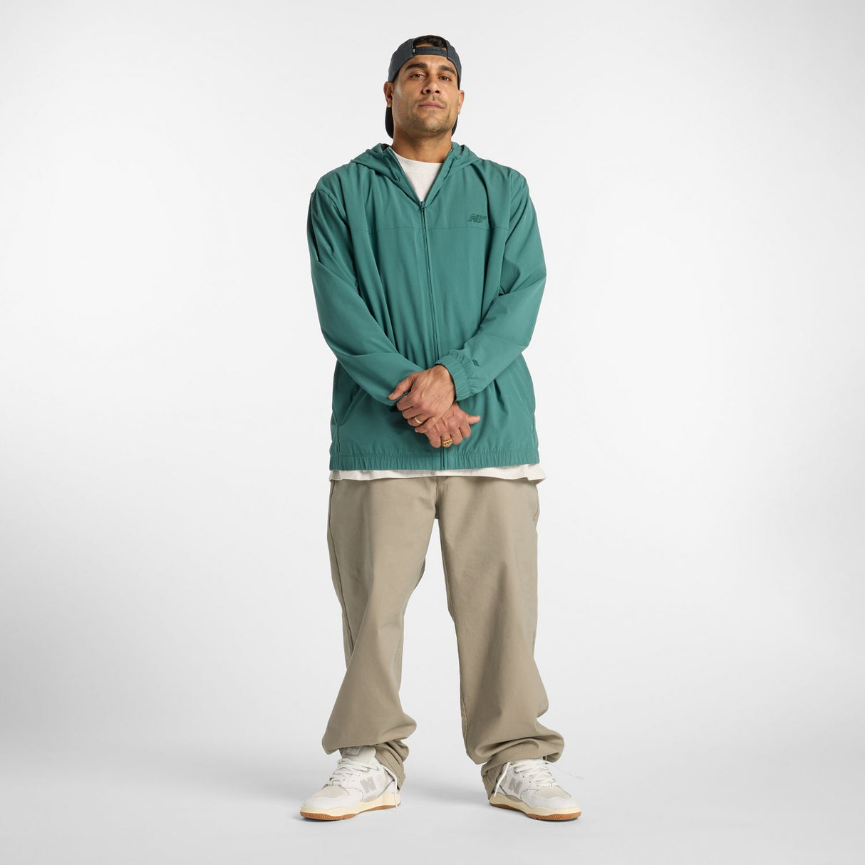 New Balance Men's Numeric Woven Full Zip Jacket-1
