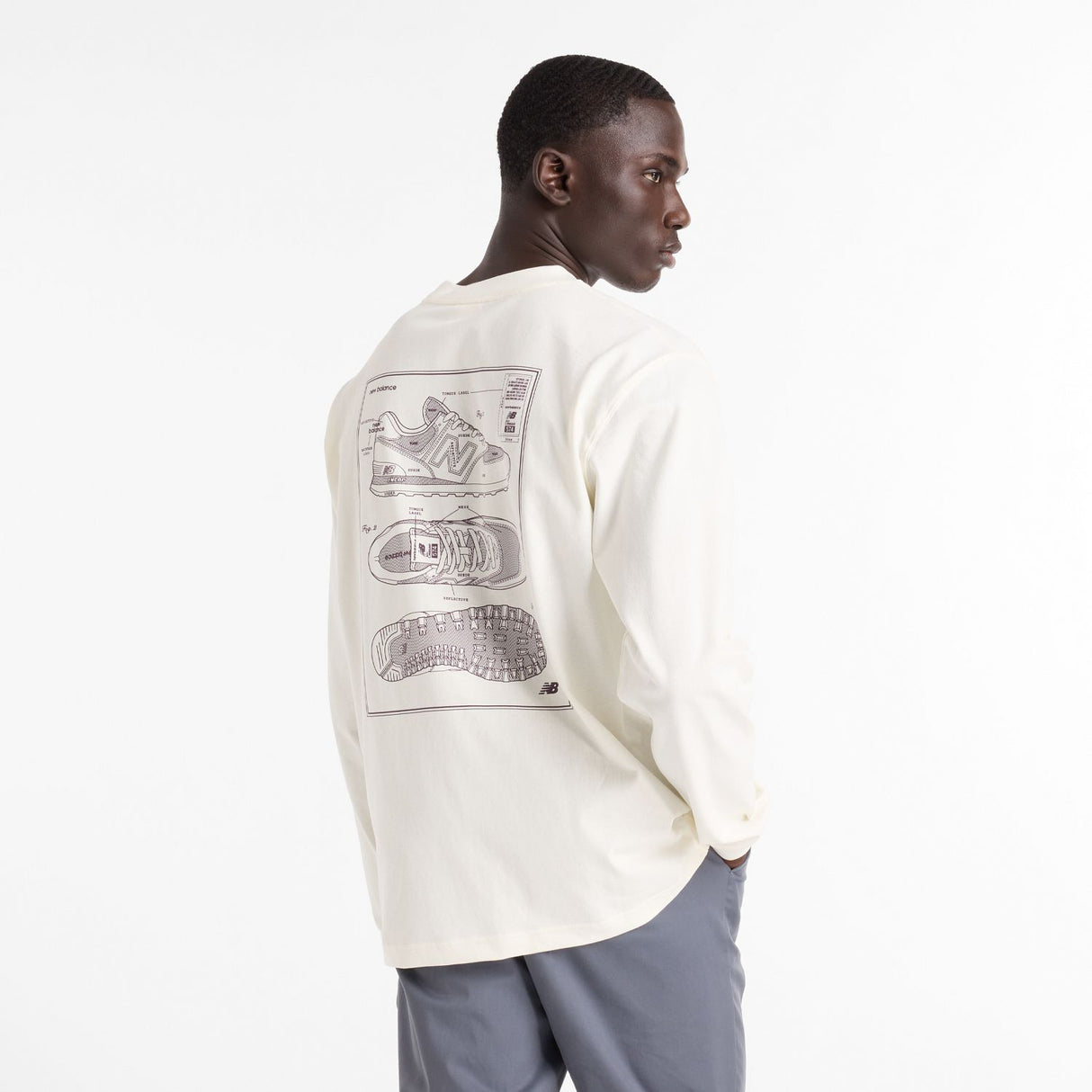 New Balance Men's Athletics Relaxed 574 Sketch Long Sleeve-3
