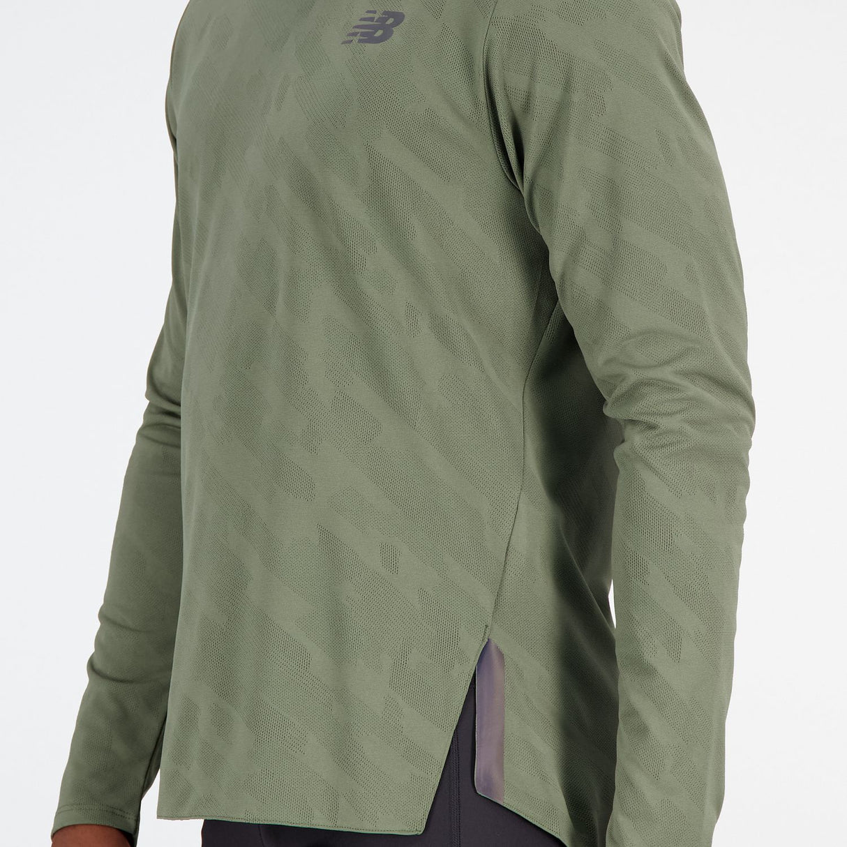 New Balance Men's Q Speed Jacquard Long Sleeve-5