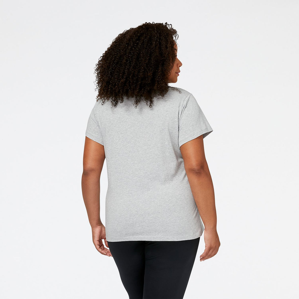 New Balance Women's Essentials Stacked Logo Tee-3