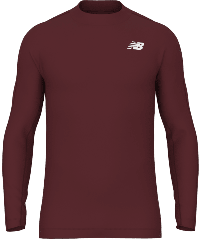 New Balance Men's Cold Weather Long Sleeve Baselayer Mens Apparel Shirts & Tops