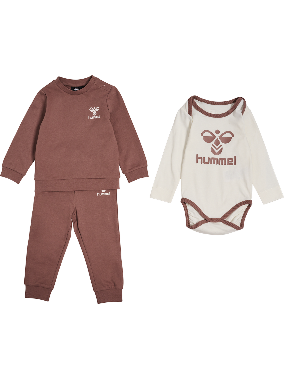 hummel Infant & Toddler Trio Crewsuit Set-1