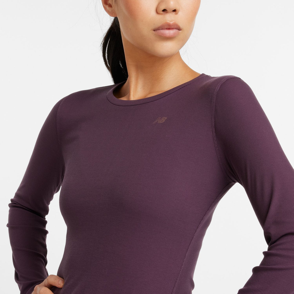 New Balance Women's Micro-Rib Long Sleeve-4