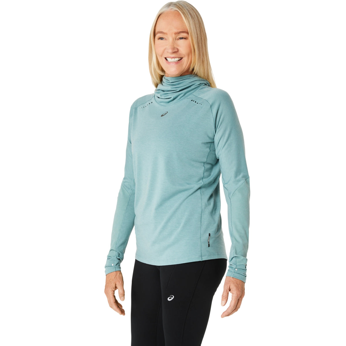 Asics Women's Metarun Winter Long Sleeve Hoodie Womens Apparel Sweatshirts & Fleece