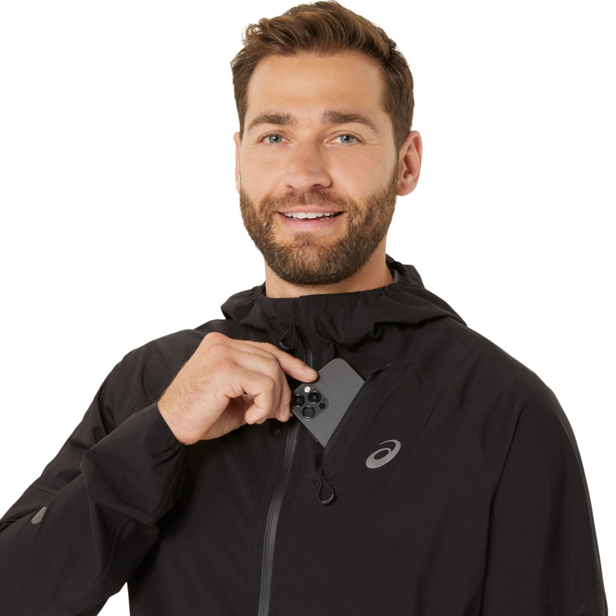 Asics Men's Metarun Waterproof Jacket Mens Apparel Jackets & Vests
