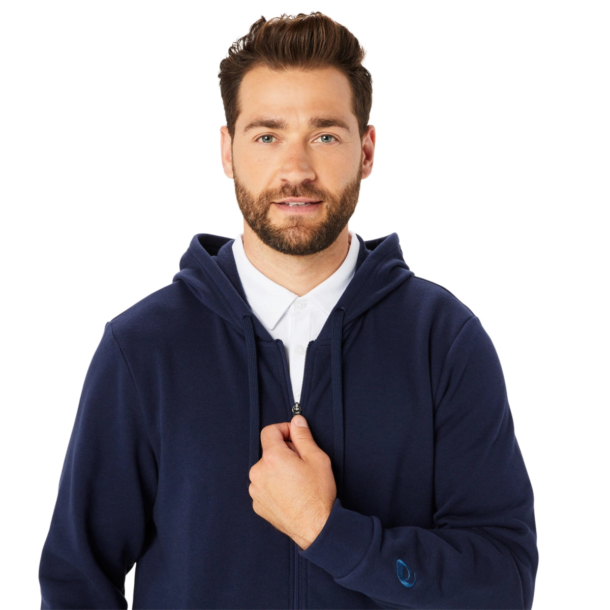 Asics Men's Sweat Full Zip Hoodie Mens Apparel Sweatshirts & Fleece