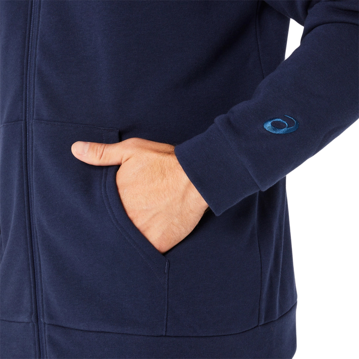 Asics Men's Sweat Full Zip Hoodie Mens Apparel Sweatshirts & Fleece