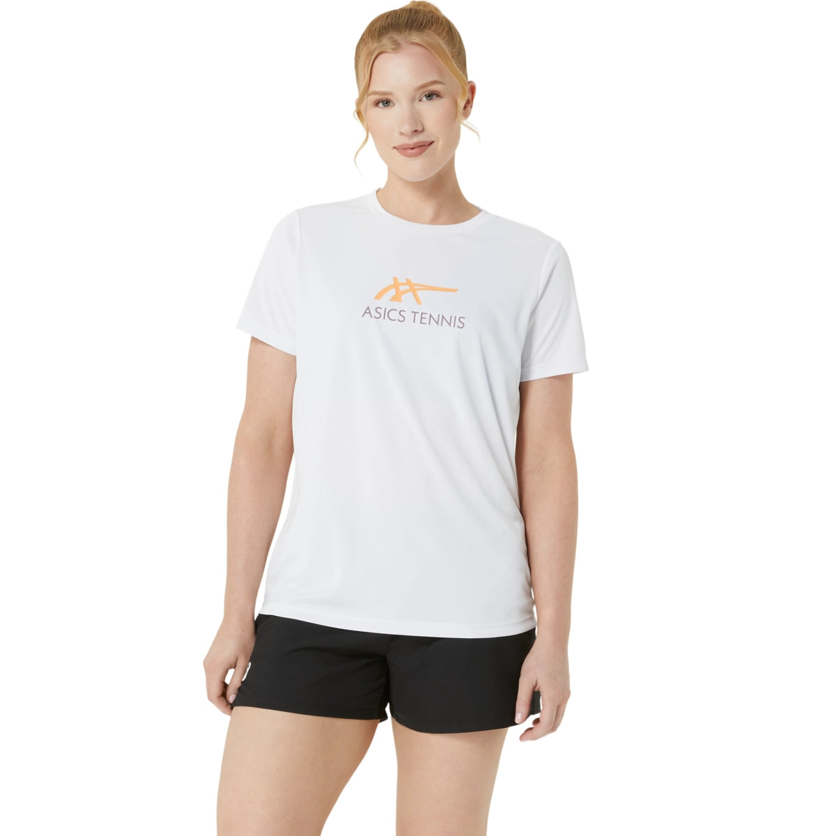 Asics Women's Court Tennis Graphic Tee Womens Apparel Shirts & Tops