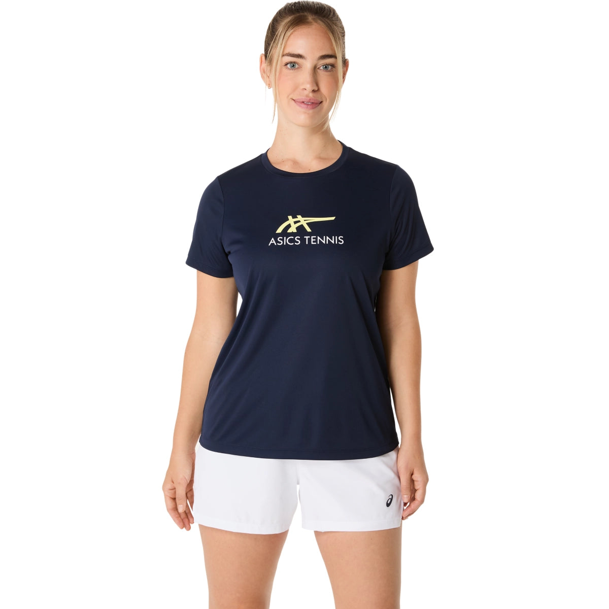 Asics Women's Court Tennis Graphic Tee Womens Apparel Shirts & Tops