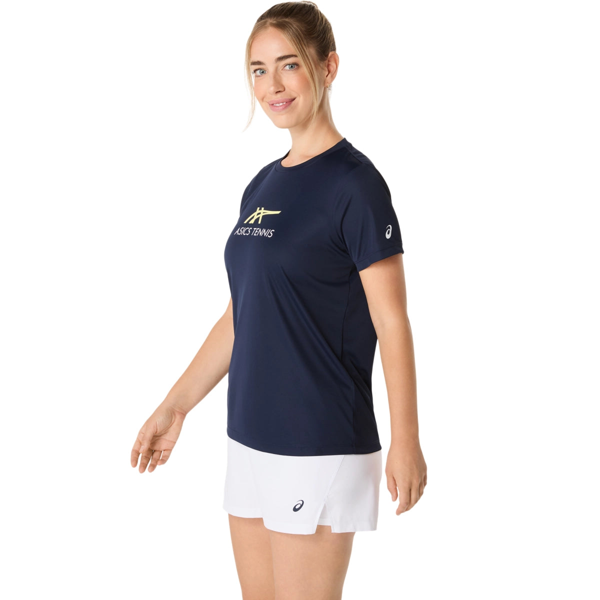 Asics Women's Court Tennis Graphic Tee Womens Apparel Shirts & Tops