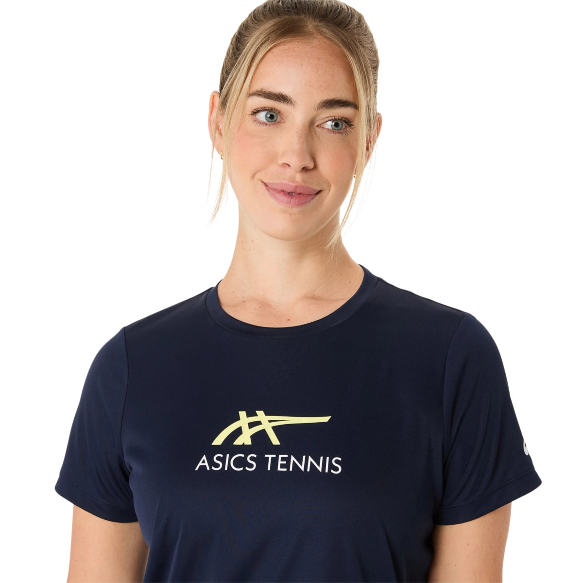 Asics Women's Court Tennis Graphic Tee Womens Apparel Shirts & Tops