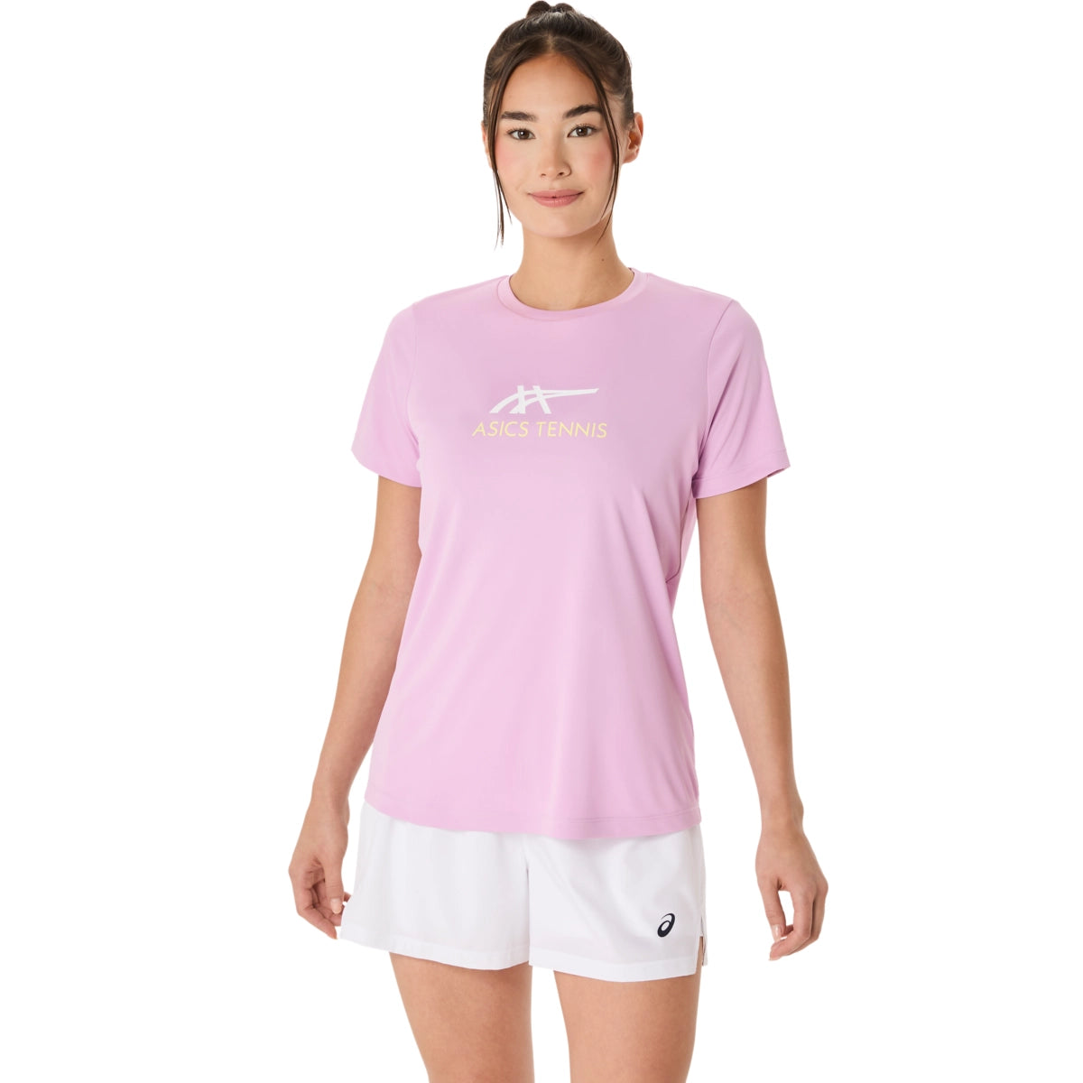 Asics Women's Court Tennis Graphic Tee Womens Apparel Shirts & Tops