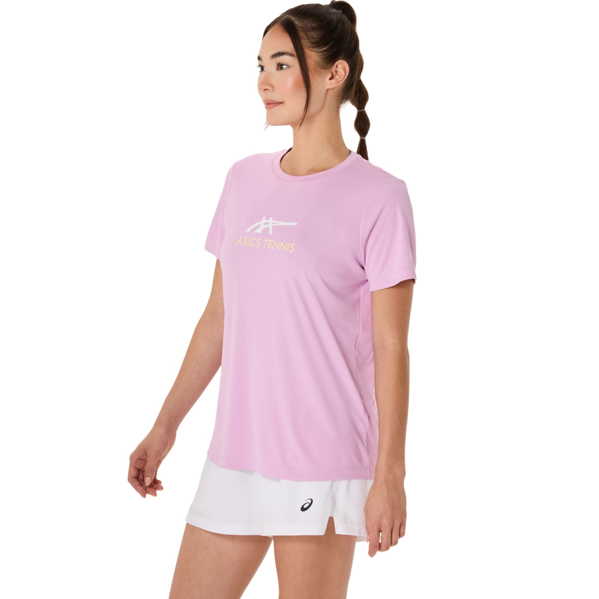 Asics Women's Court Tennis Graphic Tee Womens Apparel Shirts & Tops