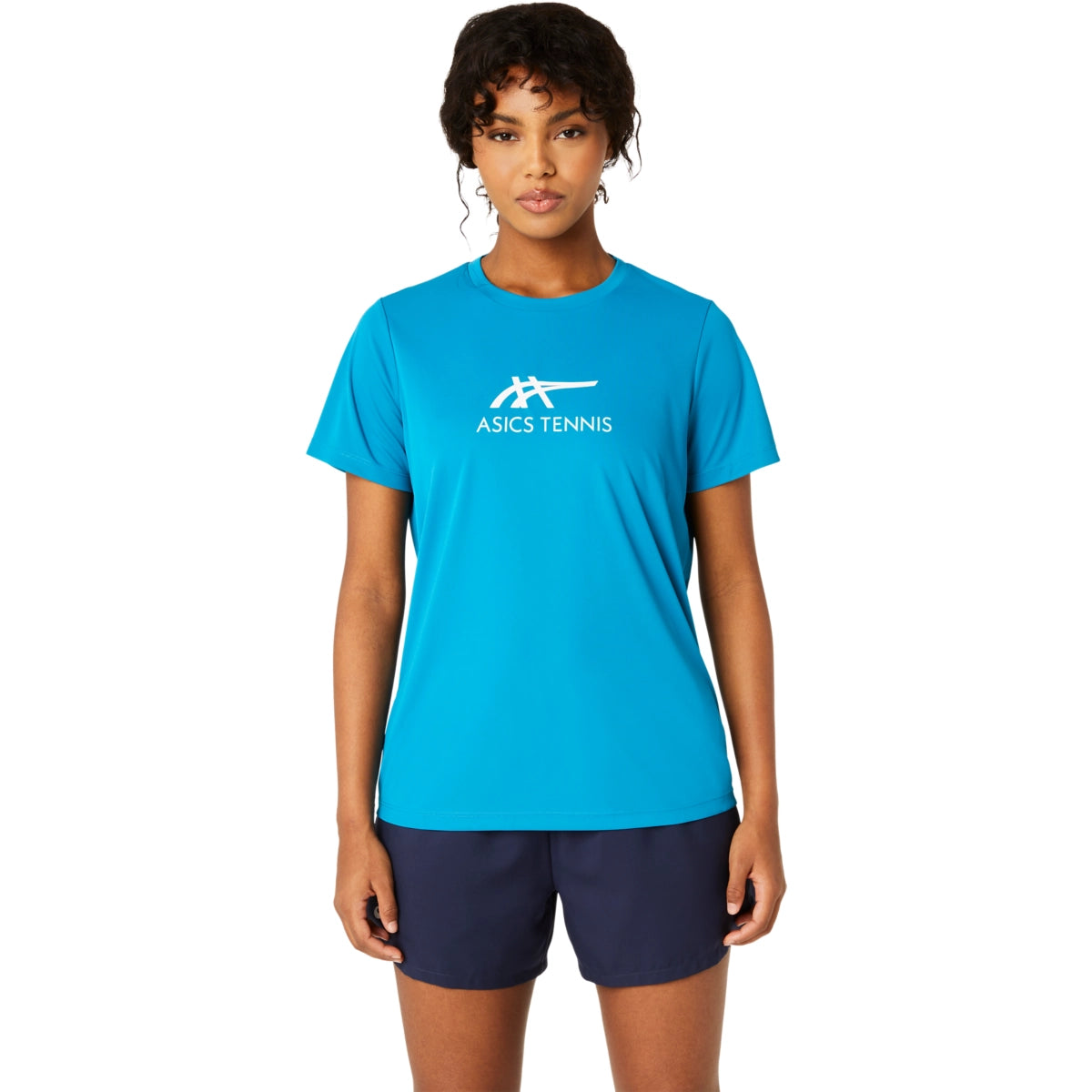 Asics Women's Court Tennis Graphic Tee Womens Apparel Shirts & Tops