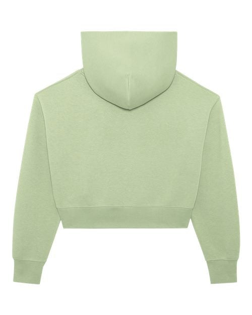 Lane Seven Women's Relaxed Cropped Full-Zip Hoodie Sweatshirt-2