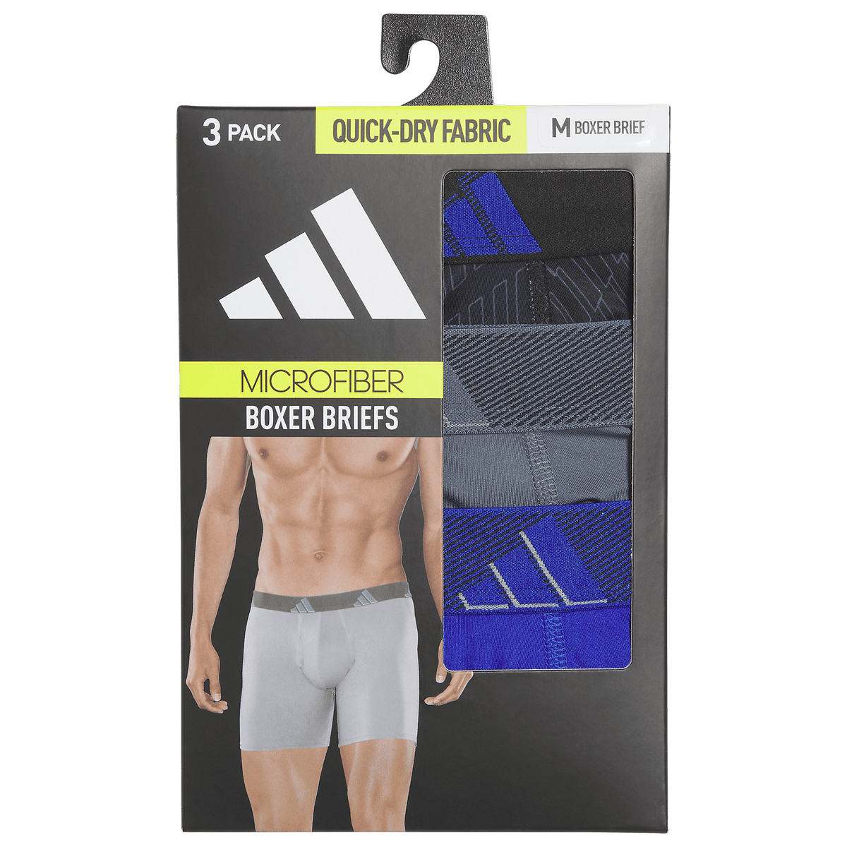 adidas Men's Microfiber 3-Pack Boxer Brief-9
