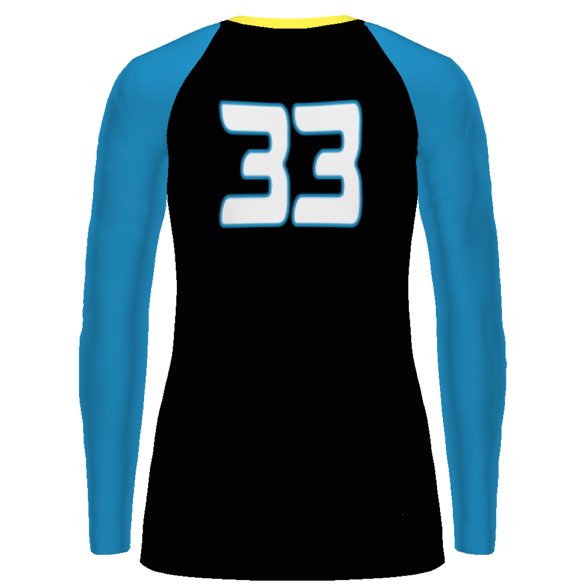 High Five Girls Sublimated Long Sleeve Stretch Volleyball Jersey