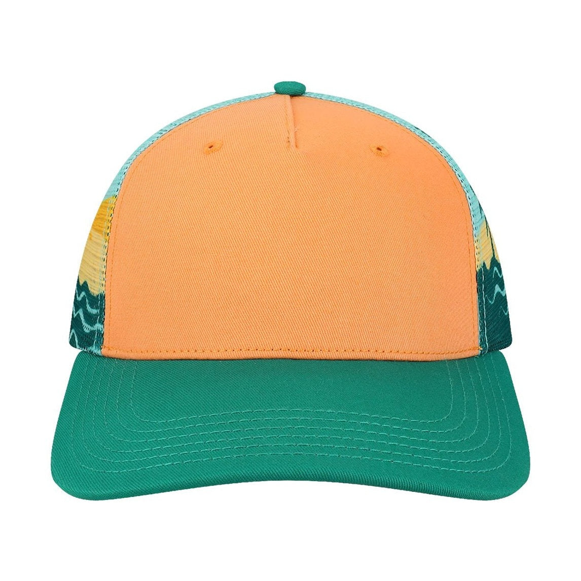 LOCALE Plain Front Five-Panel Trucker Cap