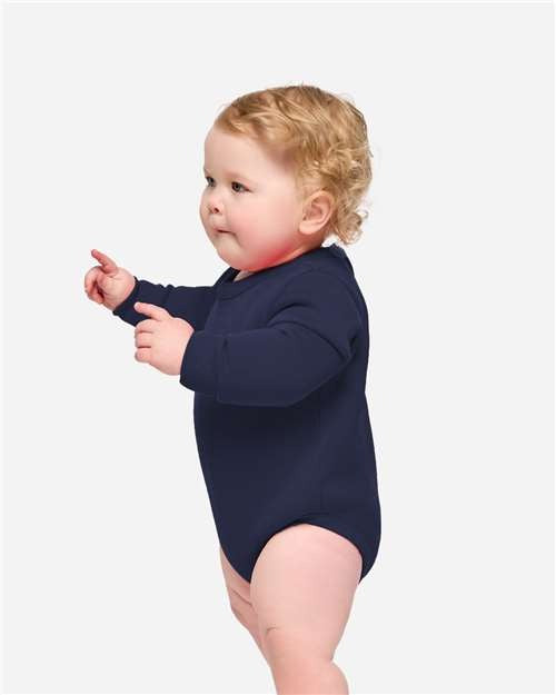 Rabbit Skins Infant Fleece Bodysuit-4