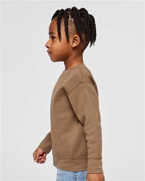 Rabbit Skins Toddler Fleece Crewneck Sweatshirt-2