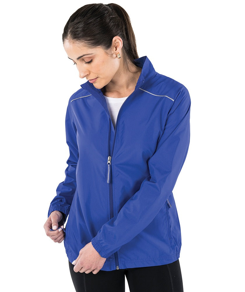 Charles River Women's Skyline Pack-N-Go Full Zip Reflective Jacket-3