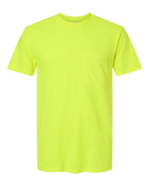 Tultex Men's Heavyweight Jersey Pocket T-Shirt-1