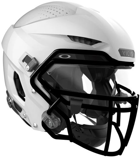 Vicis Adult Zero2 Elite Trench Football Helmet with Titanium Facemask & Oakley Eyeshield Vicis