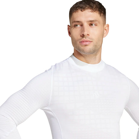 adidas Men's Techfit Cold.RDY Long Sleeve Soccer T-Shirt Soccer Uniforms & Apparel All