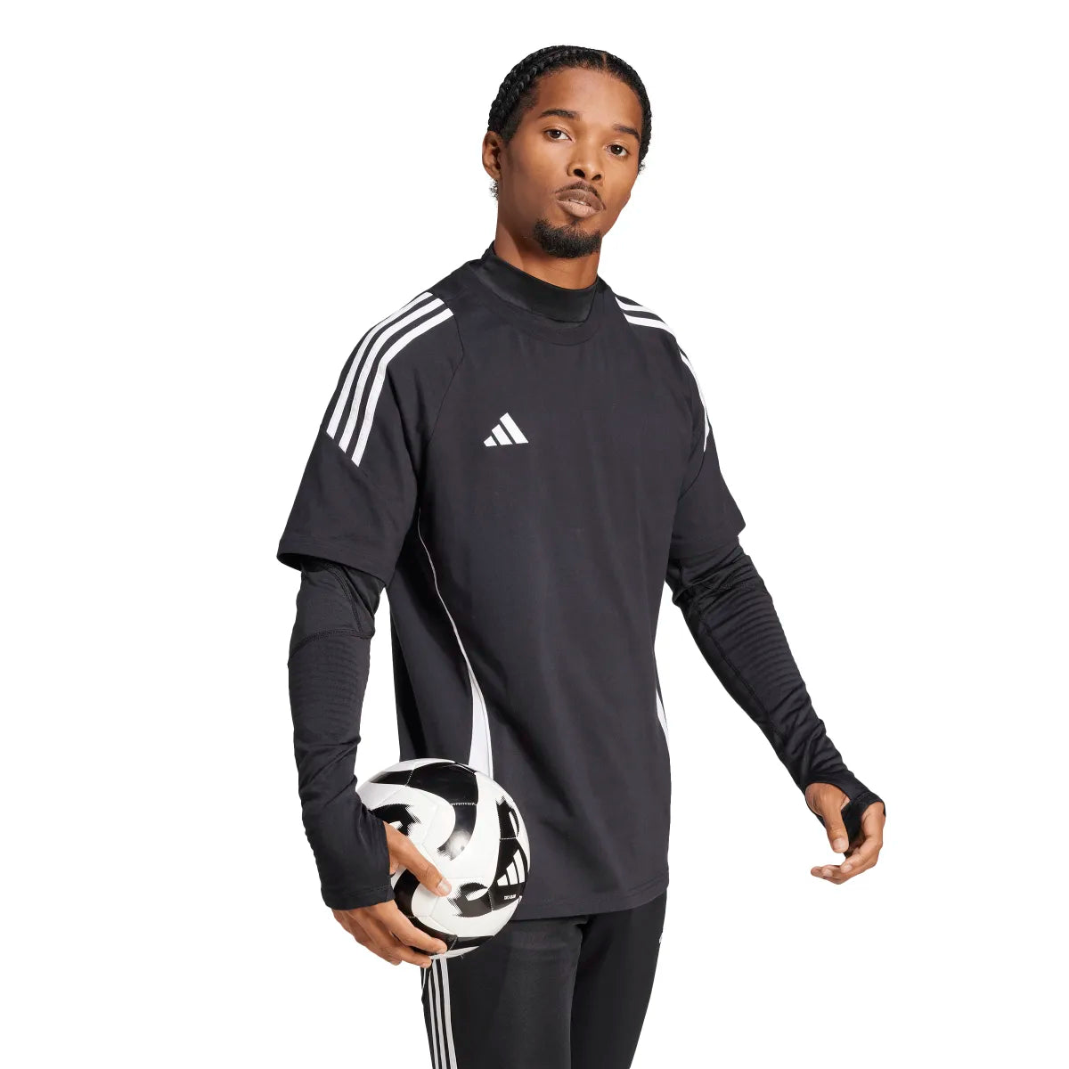 adidas Men's Techfit Cold.RDY Long Sleeve Soccer T-Shirt Soccer Uniforms & Apparel All