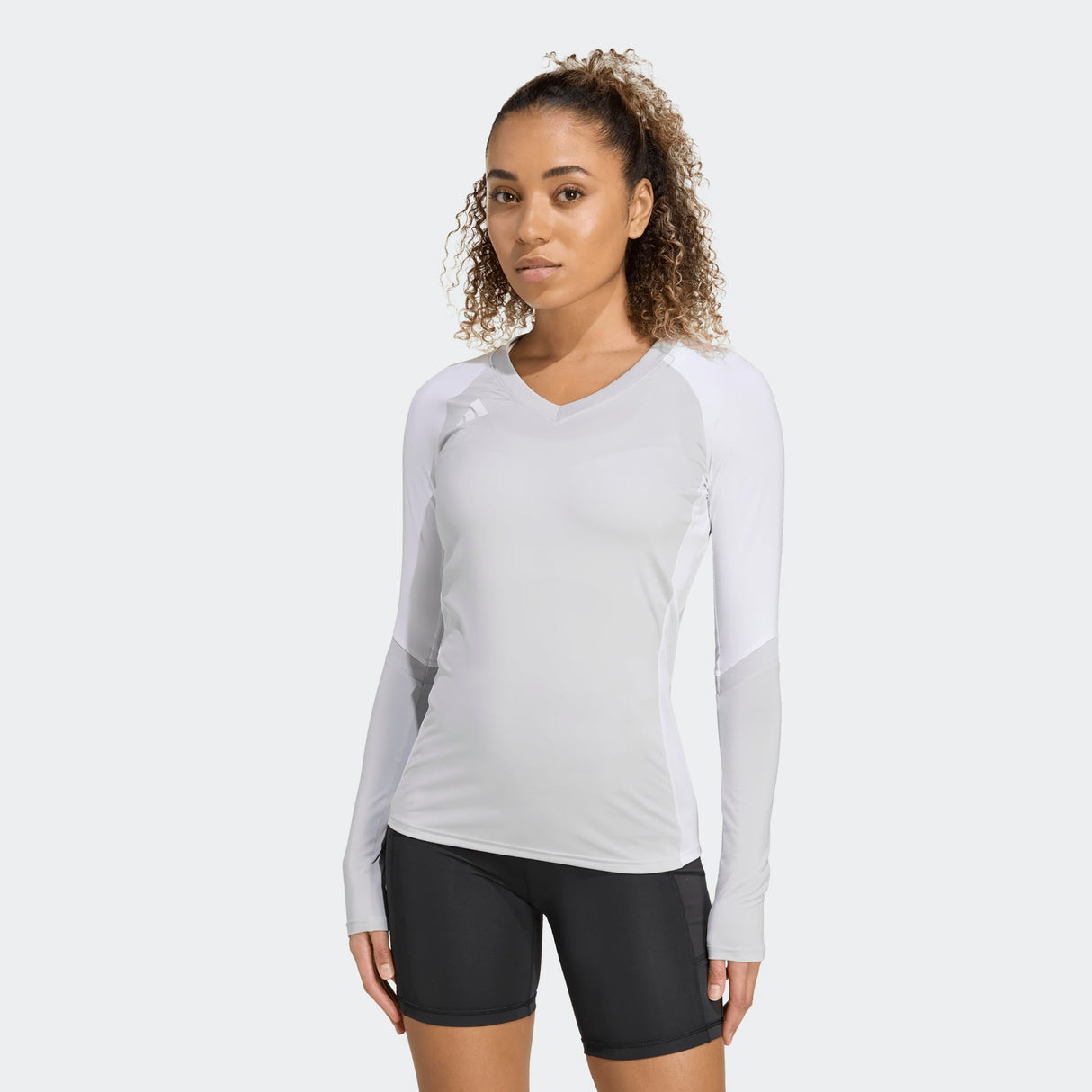 adidas Women's Quickset Long Sleeve Volleyball Jersey