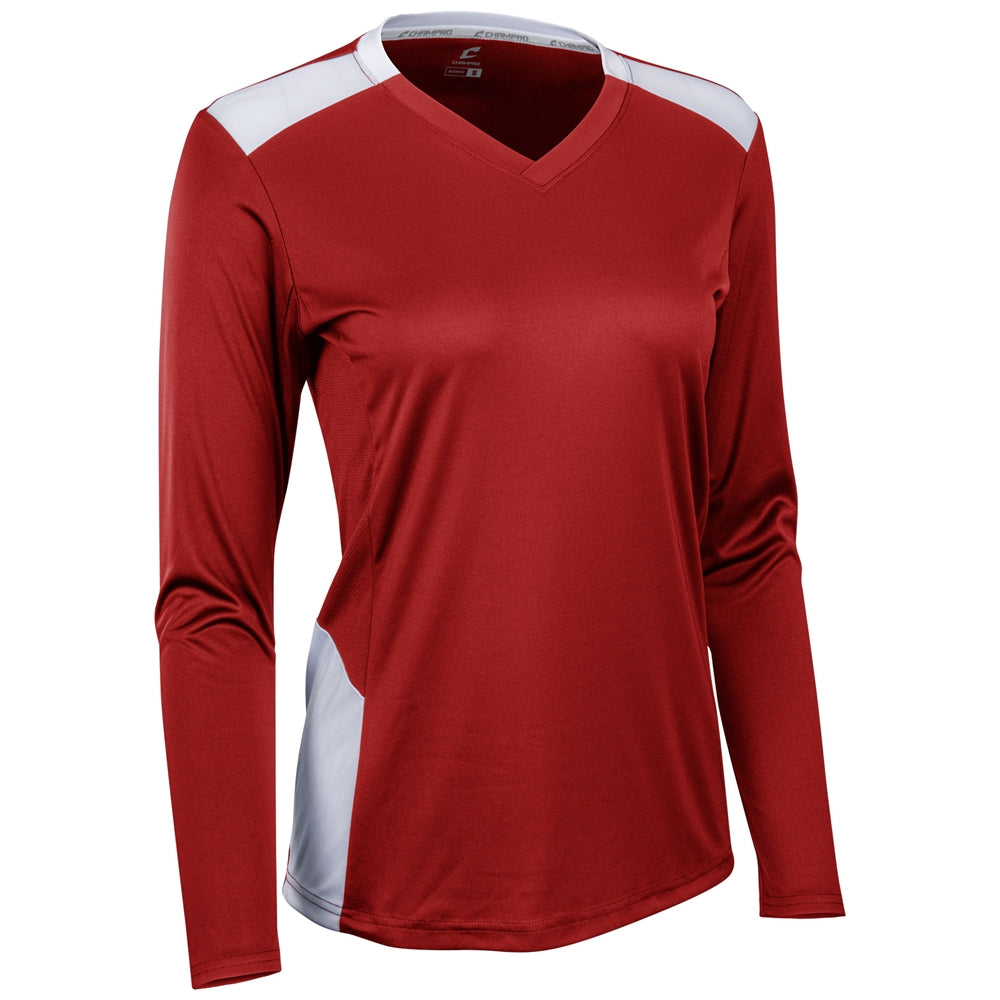 Champro Women's Rally Long Sleeve Volleyball Jersey-1