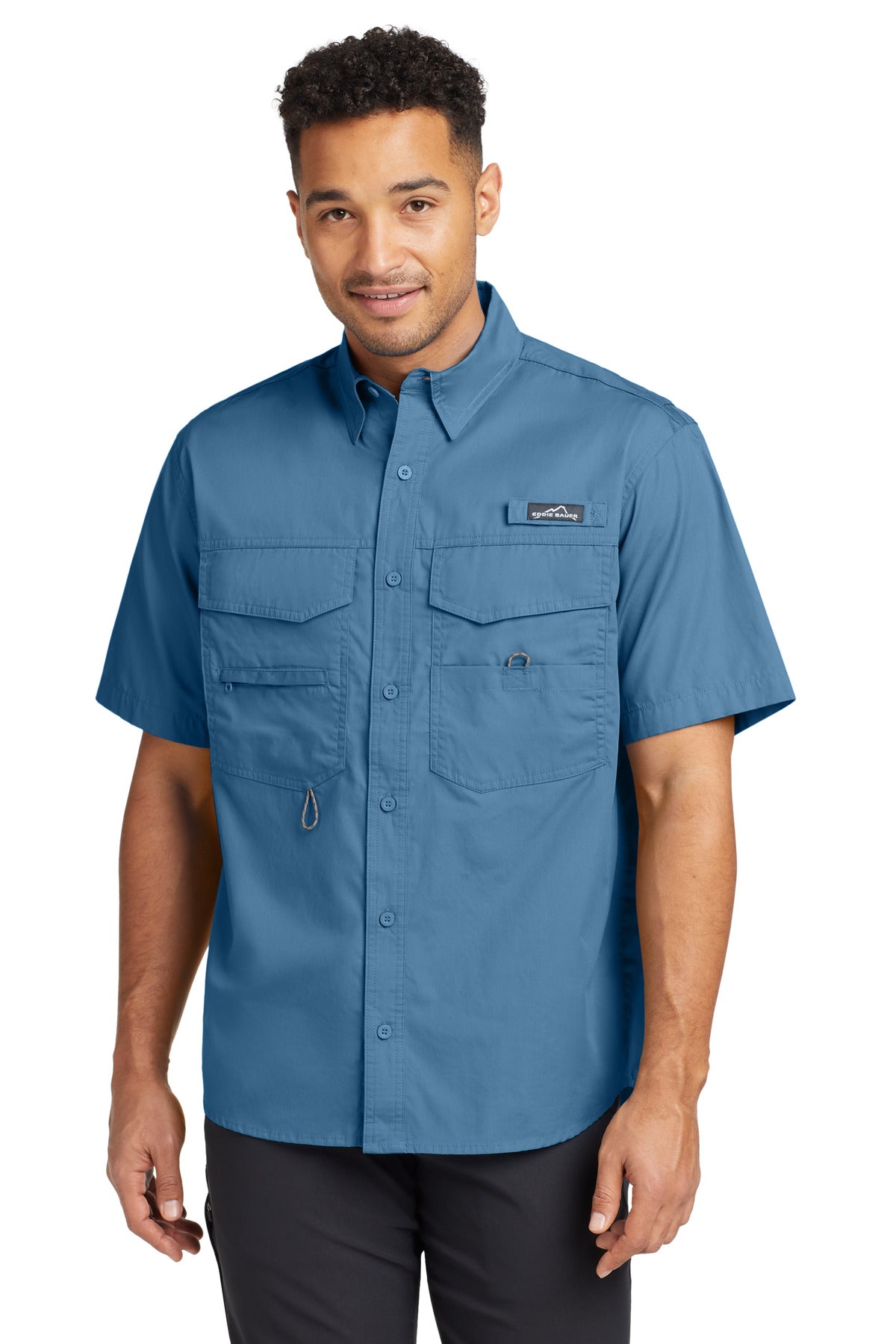 Eddie Bauer Men's Short Sleeve Fishing Shirt