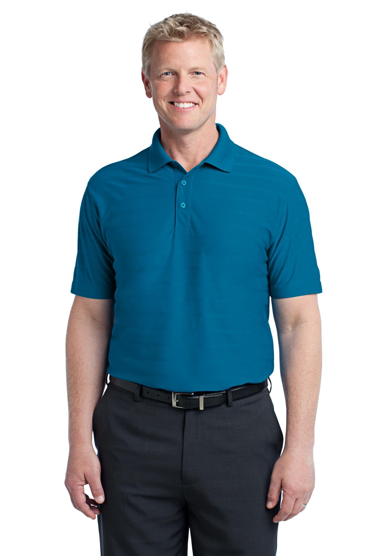 Port Authority Men's Horizontal Texture Polo
