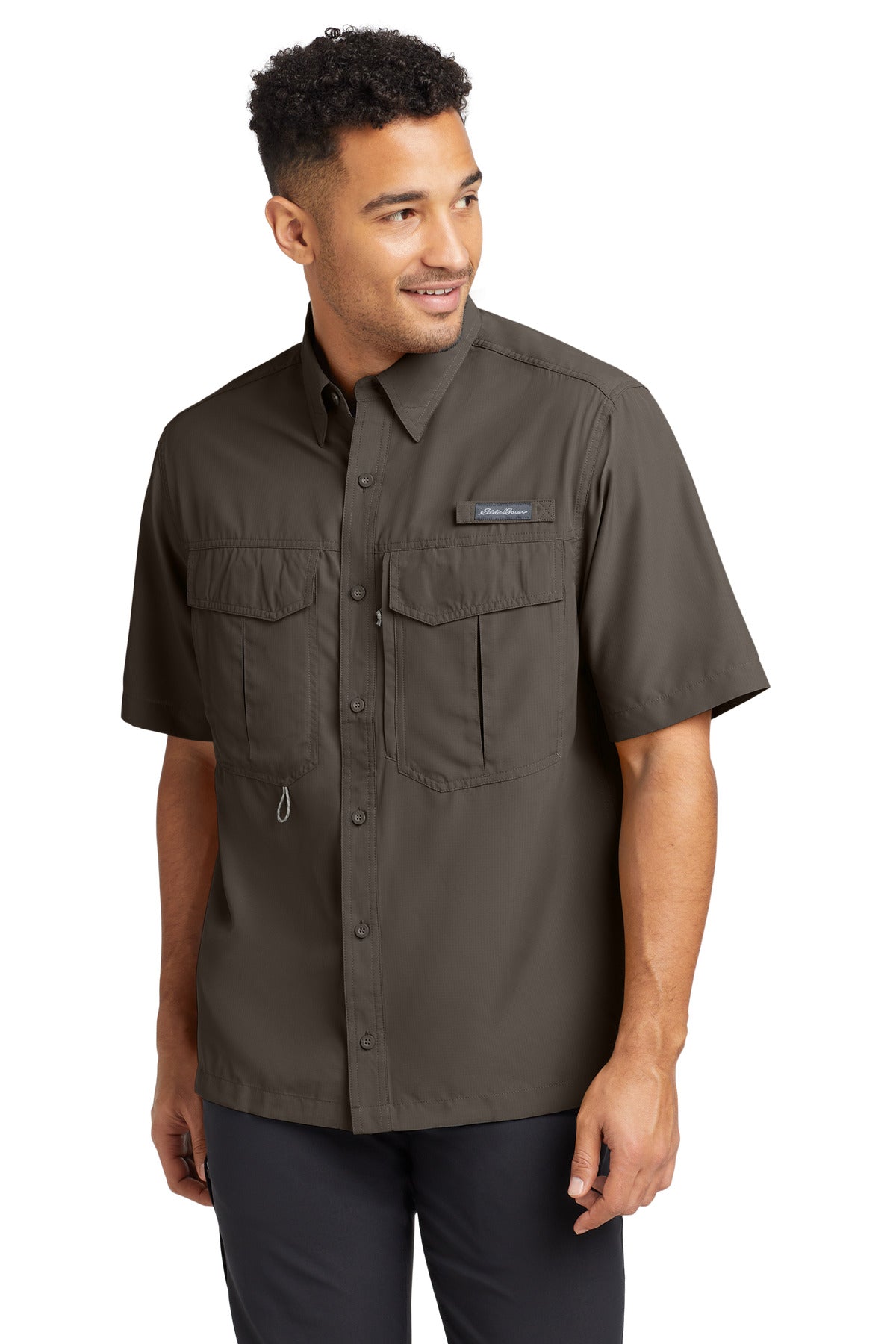 Eddie Bauer Men's Short Sleeve Performance Fishing Shirt EB602