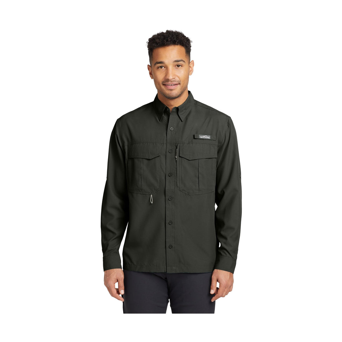 Eddie Bauer Men's Long Sleeve Performance Fishing Shirt